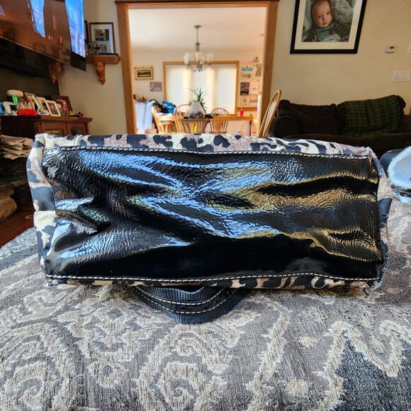 Nine West Leopard Print Textile Shoulder Bag - Picture 16 of 16
